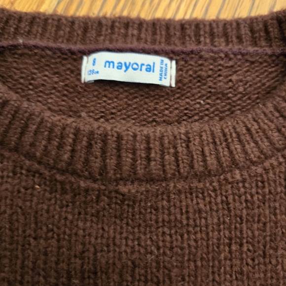 Mayoral boys colorblock 10% wool sweater sz 8 128cm - Picture 9 of 11